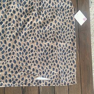 NWT SO Leopard Print Mini Skirt - Brown and Black